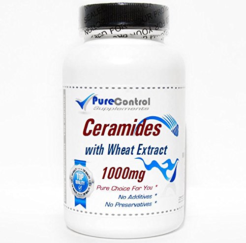 Ceramides with Wheat Extract 1000mg // 90 Capsules // Pure // by PureControl Supplements