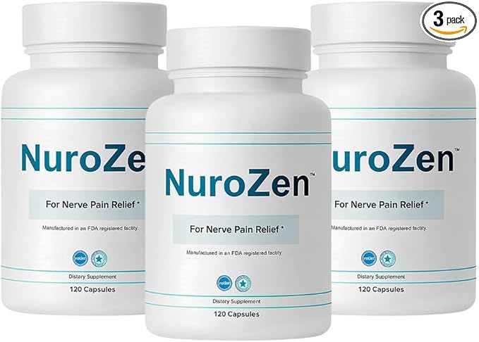 Nerve Support Supplement – Alpha Lipoic Acid B1 B6 B12 Pureblend of MSM Turmeric – Advanced Neuropathy Support Formula for Nerve Health Tingling &amp Discomfort Relief – 120 Capsules (3-Pack)