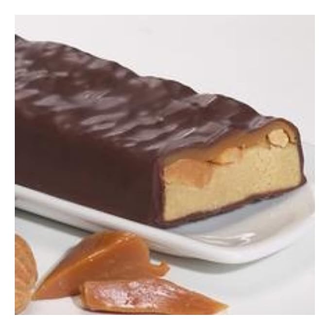 PROTIFIT - Low Calorie Caramel Nut Protein Bar 2 Pack High Protein 15g Protein Low Carb Low Sugar Ideal Protein Compatible 7 Servings Per Box (2 Pack)