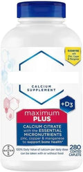 Cita Maximum Plus Calcium Citrate + D3 280 Caplets +Elesbão 22 Guide