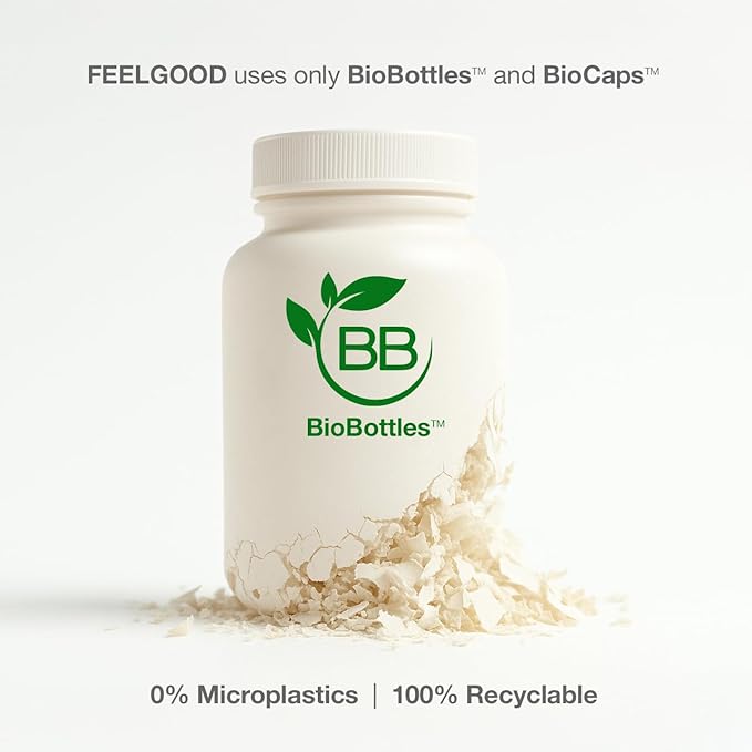 Feelgood Company Liposomal Ashwagandha High Absorption 600mg 60 Vegan Capsules Natural Withania Somnifera Root Extract GMP Certified Dietary Supplement