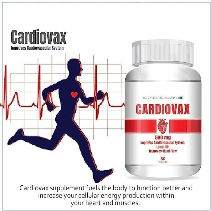 Natural Cardiovax with Coenzyme Q10 Arjuna Extract &amp Moringa Extract - 60 Capsules