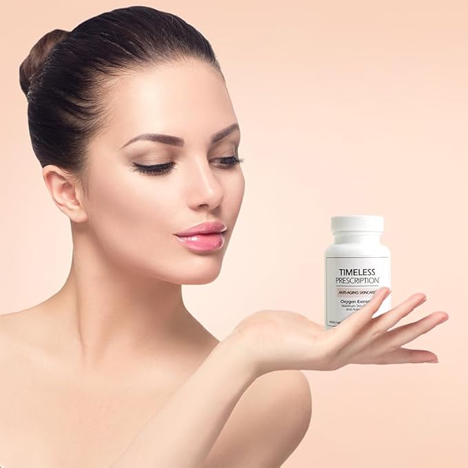 Timeless Prescription - Oxygen Extreme Anti-Aging Skin Care Maximum Defense &amp Antioxidant Maintain Cardiovascular Health Skin Health Market America (30 Servings)