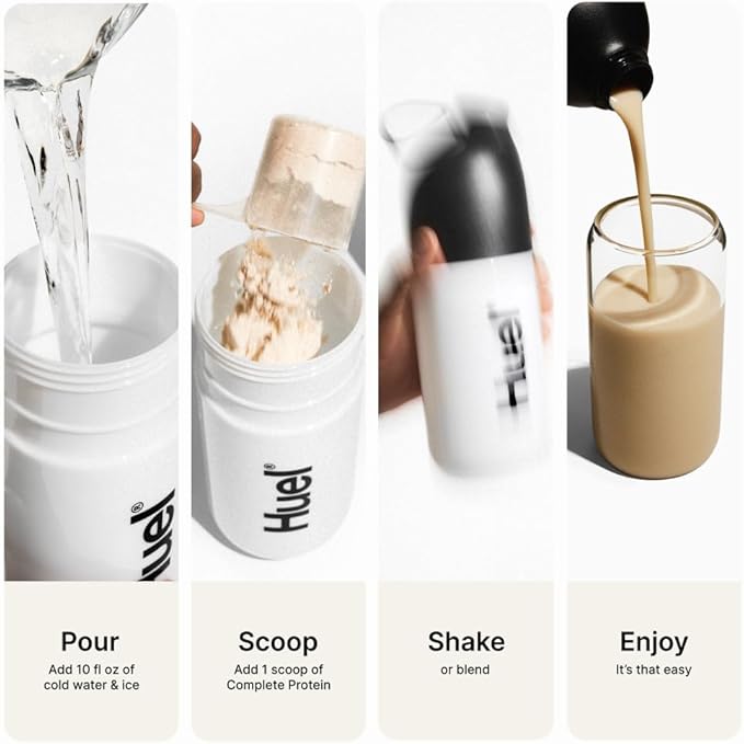 Huel Vegan Protein Powder | Strawberry | Complete Nutrition | 20g Protein Powder | 100% Plant-Based | 27 Vitamins &amp Minerals Gluten Free Non-GMO Lactose Free | 26 Servings