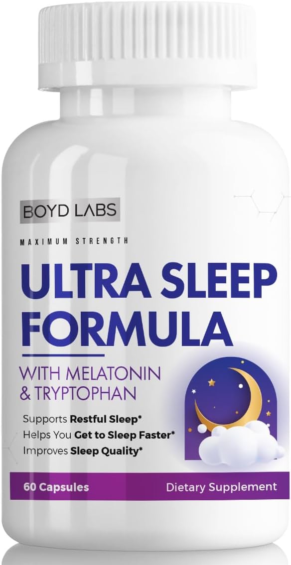 Ultra Sleep Formula with Melatonin and L-Tryptophan - 60 Count (1)