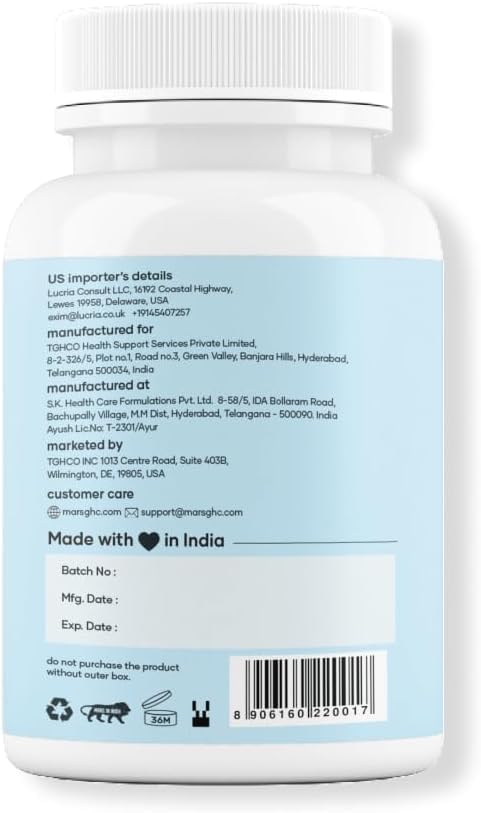 mars by GHC Surgemax Natural Capsules with Shilajit &amp Safed Musli | Supports Energy Strength &amp Immunity | for Active Lifestyle | 120 Capsules | Pack of 2