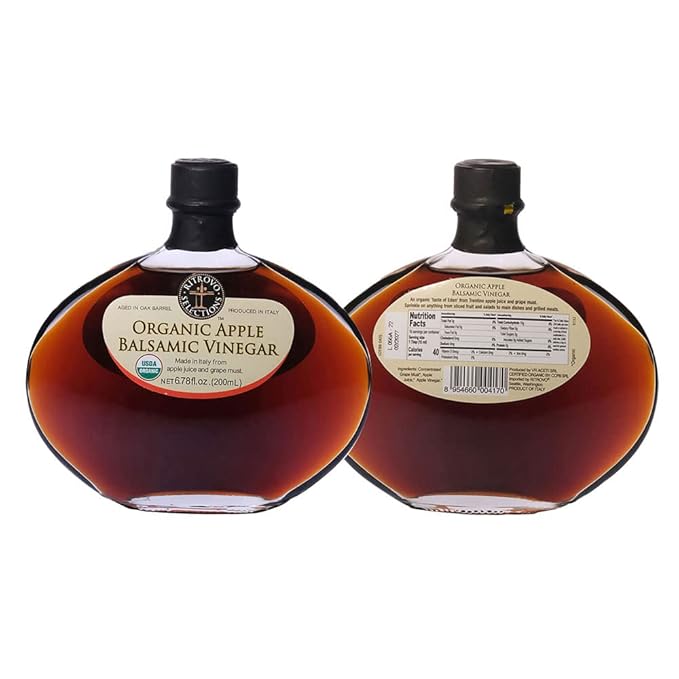 Ritrovo Selections Organic Balsamic Vinegar 6.78fl.oz. (200ml) (Apple)