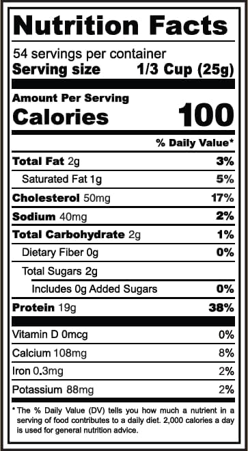 Premium Whey Protein Powder USA-Sourced No RBST/RBGH No Stevia or Sucralose Instantized Non-GMO Soy &amp Gluten Free (Unflavored 48 Oz)