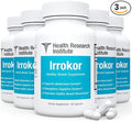 (5 Pack) Irrokor Healthy Bowel Support-Health Research Institute-150 Capsules-Improved Formula-Official Irrokor