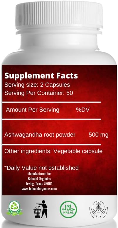 Ashwagandha Quick Release Capsules