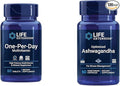 Life Extension One-Per-Day Multivitamin 60 Tablets and Optimized Ashwagandha 60 Capsules Bundle