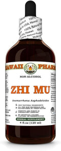 Zhi Mu (Anemarrhena Asphodeloides) Dry Root Glycerite All Natural Vegan Lab Tested Alcohol-Free Liquid Extract - 4 fl.oz