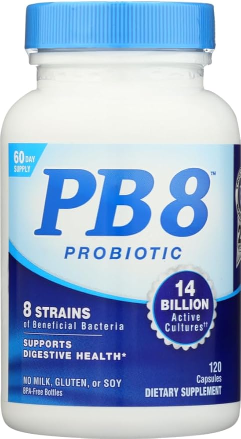 PB8 Acidophilus Probiotic -120 Count (Value Pack of 4)