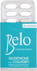 Belo Glutathione with Collagen Food Supplement Capsules for Healthy Skin and Immune Support - 30 Capsules
