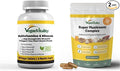 Vegan Vitality Energy Booster Bundle - Vegan multivitamins and Super Mushroom Complex. High Strength Plant Based Formula for Immunity Energy Overall Health for Vegans and Vegetarians
