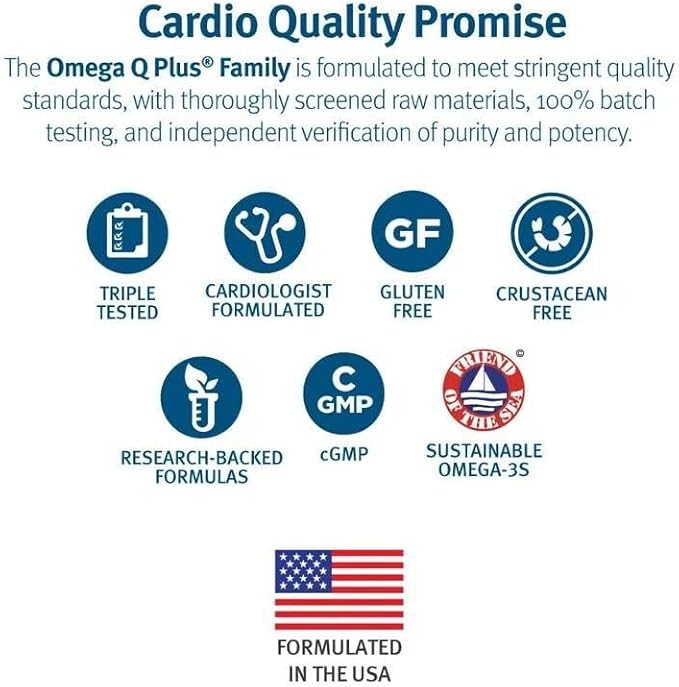 Dr. Sinatra Omega Q Plus Ultra | Advanced Comprehensive Support for Heart Health &amp Healthy Aging with Ashwagandha for Stress Relief