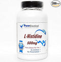 L-Histidine 500mg // 200 Capsules // Pure // by PureControl Supplements