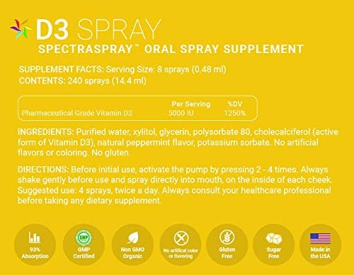 Spectraspray Sleep &amp Immunity Support Bundle – Sleep Spray &amp Vitamin D3 Oral Spray