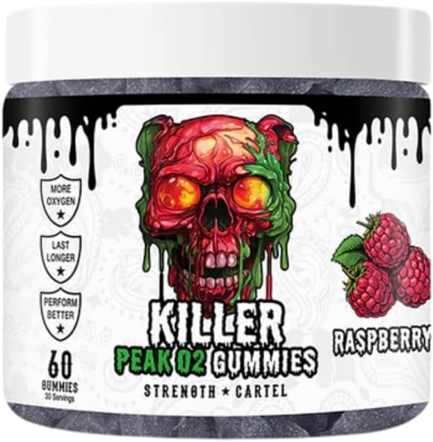 STRENGTH CARTEL Peak O2 Mushroom Gummies 60CT