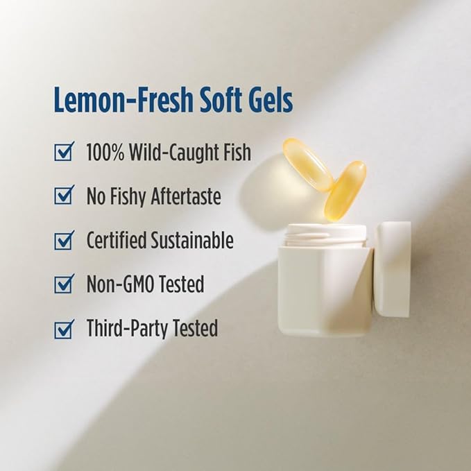 Nordic Naturals ProEFA 3-6-9 Lemon Flavor - 180 Soft Gels - 565 mg Omega-3 - EPA &amp DHA with Added GLA - Healthy Skin Cognition &amp Positive Mood - Non-GMO - 90 Servings