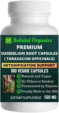 Dandelion Root Quick Release Capsules
