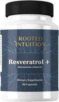 Resveratrol + | Nrf2-Activating Antioxidant Blend with TrueBroc Sulforaphane Turmeric &amp Andrographis | Non-GMO Gluten Free | 60 Capsules