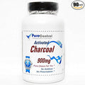 Activated Charcoal 900mg // 90 Capsules // Pure // by PureControl Supplements