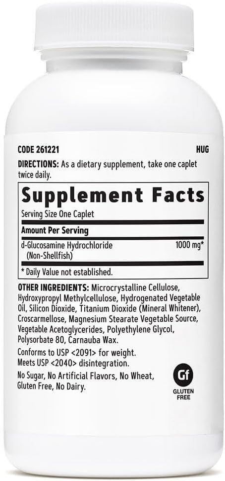 GNC Glucosamine 1000mg Supplement Supports Healthy Joint Function Promotes Joint Flexibility 45 Servings