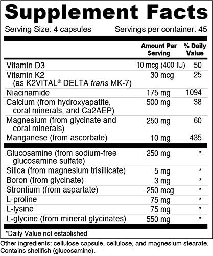 Daily Builder with Coral Calcium MCHC Boron Vitamin D - 180 Capsules