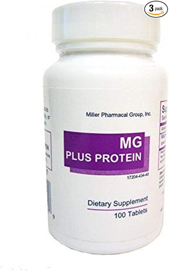Mg Plus Protein Mg Plus Protein Miller 100 tabs 133Mg (Pack of 3)