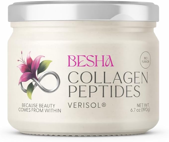 Besha Verisol® Collagen Peptides Made in Germany – 2-Month Supply – Natural Flavor Skin Hair Nail &amp Joint Support