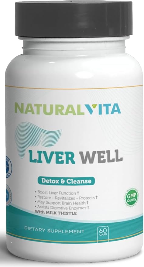 Liver Well (2) Cleanse Metabolic Support Dtox - Liver Supplement for Liverwell Health with Milk Thistle Extract