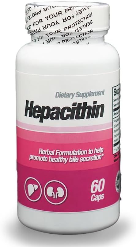 Hepacithin Herbal Liver Support – Promotes Healthy Bile Secretion &amp Digestive Detox