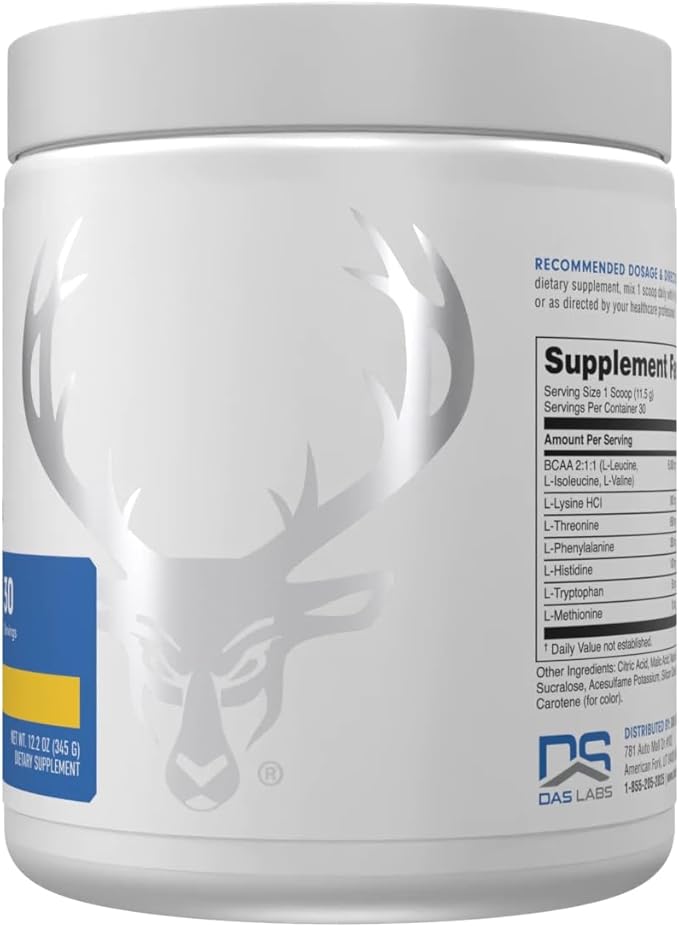 Bucked Up Essential Amino Acids - EAA Powder - Easy Mix Non Clumping Formula - for Pre/Intra Workout - Pina Colada Flavor - 30 Servings - 11.6 oz