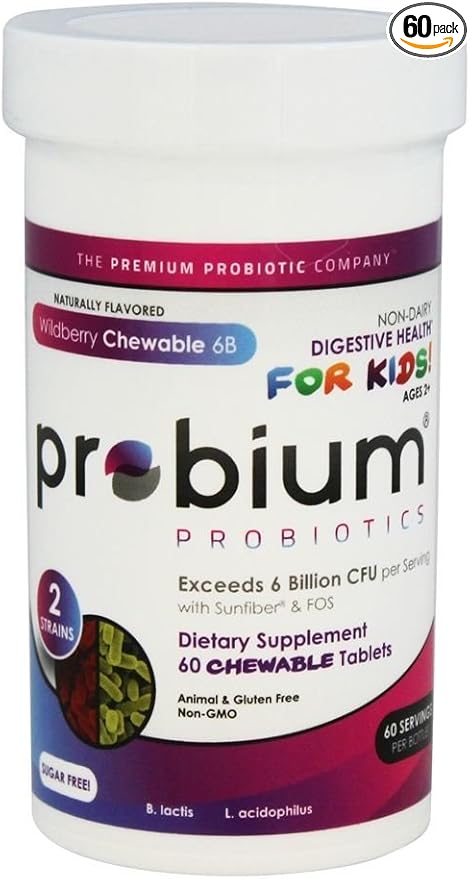 Kids Blend 6 B (Age 2+) Wild Berry Probium 60 VCaps