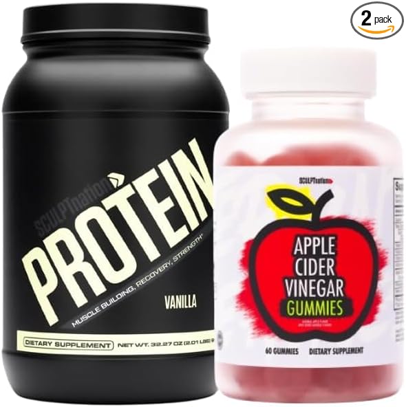 Sculpt Nation by V Shred Protein Vanilla and Apple Cider Vinegar Bundle