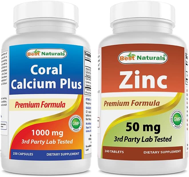 Coral Calcium Plus 1000 mg &amp Zinc Gluconate 50mg