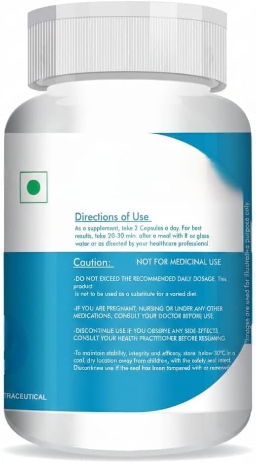 100% Veg Collagen Builder | Plant Based Collagen Support Supplement for Skin &amp Hair (Pack of 1) 60 Capsules
