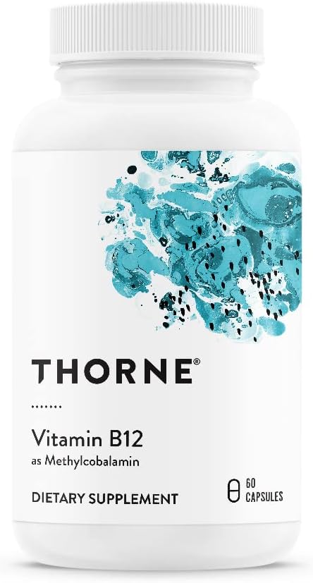 THORNE - 5-MTHF &amp Vitamin B12 Bundle - Cardiovascular &amp Nerve Support - 60 Servings