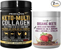 Sports Nutrition Endurance Energy Powder Pack pre Workout 5 Collagen Protein Amino Acid Keto MCT Nitric Oxide BCCA L-Arginine L-Citrulline Biotin BioPerine Caffeine Vitamin B12 C D E K 31+ Day