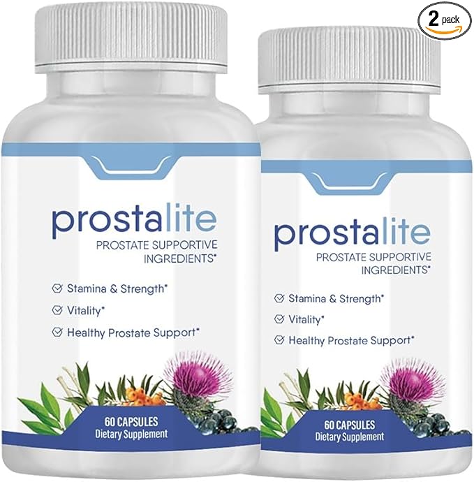 (2 Pack) Prostalite - Prostalite Capsules - Prostalite Advanced for Men and Women (120 Capsules - 2 Month Supply)