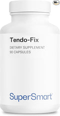 Supersmart - Tendo-Fix 750 mg Per Day - Increases Joint Mobility with Collagen | Non-GMO &amp Gluten Free - 90 Vegetarian Capsules