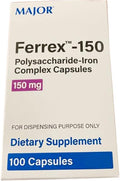 Ferrex-150 Polysaccharide-iron Complex Capsules 10 X 10