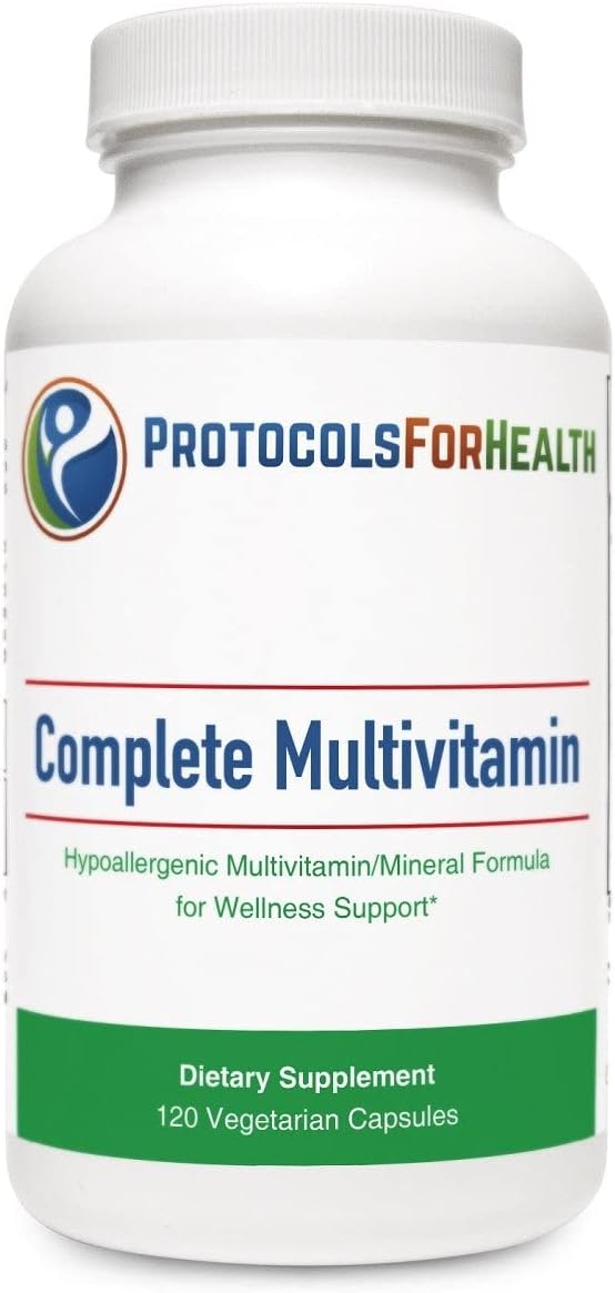 Complete Multivitamin Dietary Supplement - for Wellness Support 120 Veg Capsules