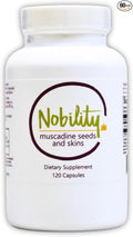 NOBILITY Naturals Muscadine Capsules – Seed &amp Skin Blend for Antioxidant &amp Metabolism Support