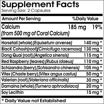 Hot Flash Max Support ~ 90 Capsules - No Additives ~ Naturetition Supplements