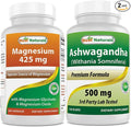 Magnesium Glycinate 425 mg &amp Ashwagandha Extract 500 Mg