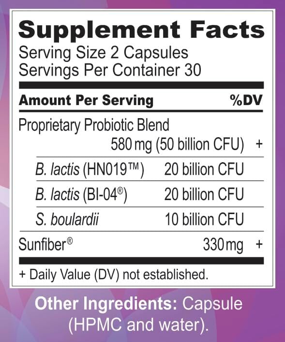 Body Ecology GI Distress Relief | Probiotics Supplement | Gut Support | Non-GMO | 60 Count