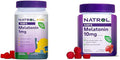 Natrol Kids Melatonin 1mg 140 Berry Gummies Melatonin 10mg 90 Strawberry Gummies Sleep Aid