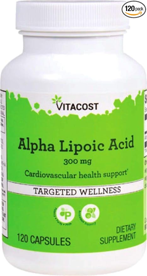 Vitacost Alpha Lipoic Acid - 300 mg - 120 Capsules